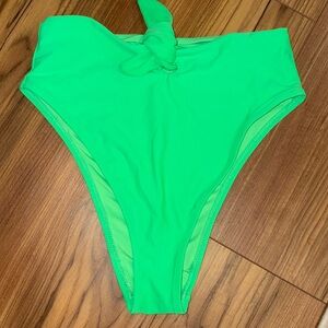 high Cut Kelly Green Aerie Bikini Bottoms